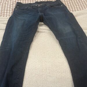 Levi's Dark Blue Straight Jeans